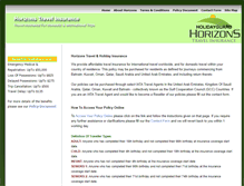 Tablet Screenshot of horizonsinsure.com